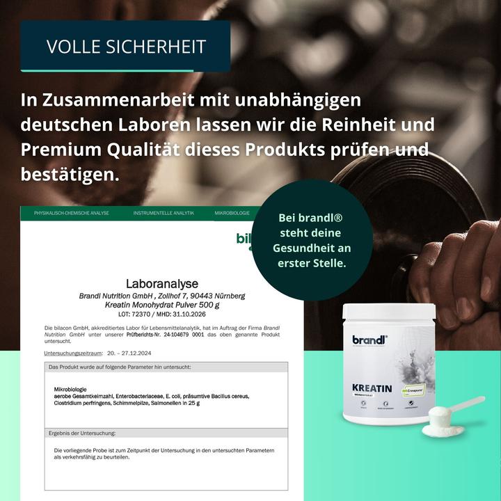 Produktbild Brandl Creapure (1 Stück, Pulver, 500 g)