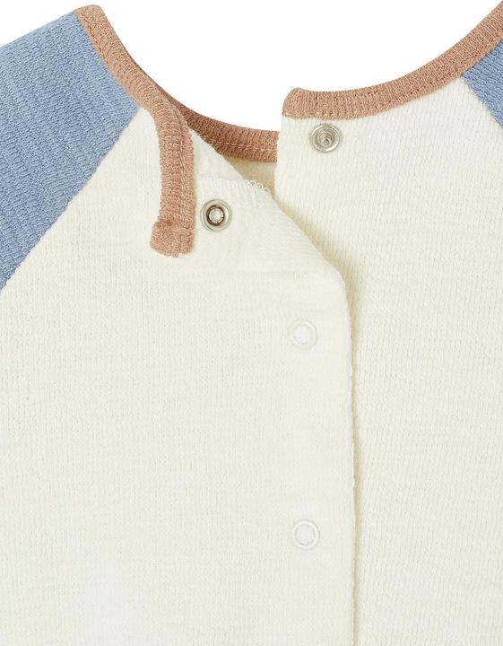 Image du produit Vertbaudet Baby Shirt im Colorblock-Style, Strukturjersey (74)