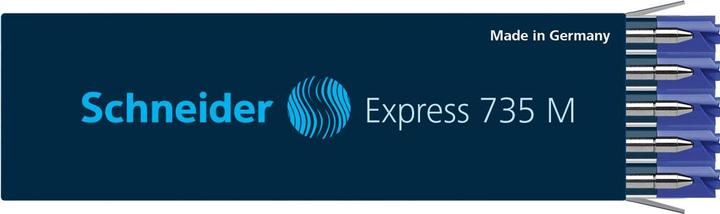 Actual product image Schneider Large capacity refill EXPRESS 735 (Blue, 0.60 mm, 10 pcs.)