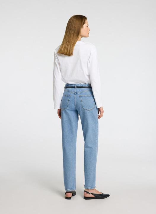 Produktbild Selected Femme Hellblaue Straight Fit Jeans (W26/L32)