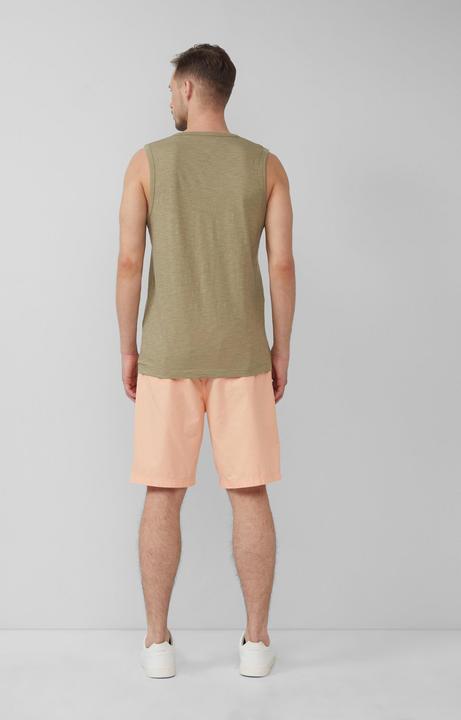 Actual product image S.Oliver T-Shirt Baumwoll-Tanktop mit Flammgarnstruktur (L)