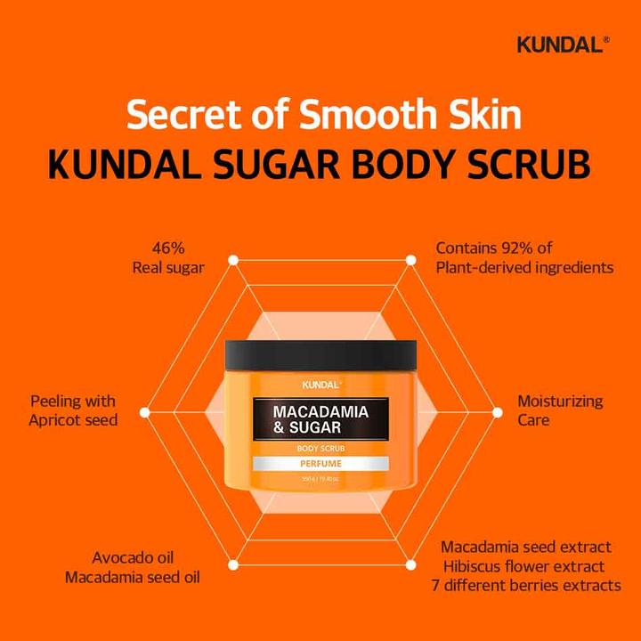 Produktbild Kundal Macadamia and Sugar Body Scrub Cherry Blossom 550g