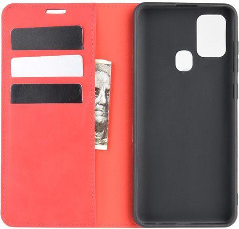 Immagine prodotto MU Classic Classica V serie di copertine di libri in pelle (Samsung Galaxy A21s)