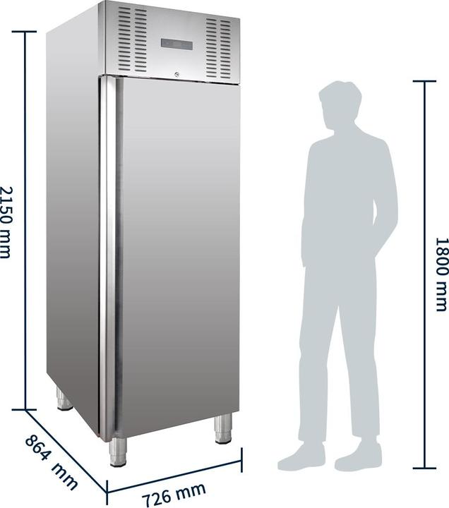 Actual product image Gastro Hero ELINE freezer / monobloc - high energy efficiency (508 l)