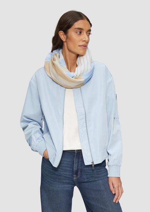 Actual product image S.Oliver Snood Gestreifter Loop-Schal aus Baumwolle