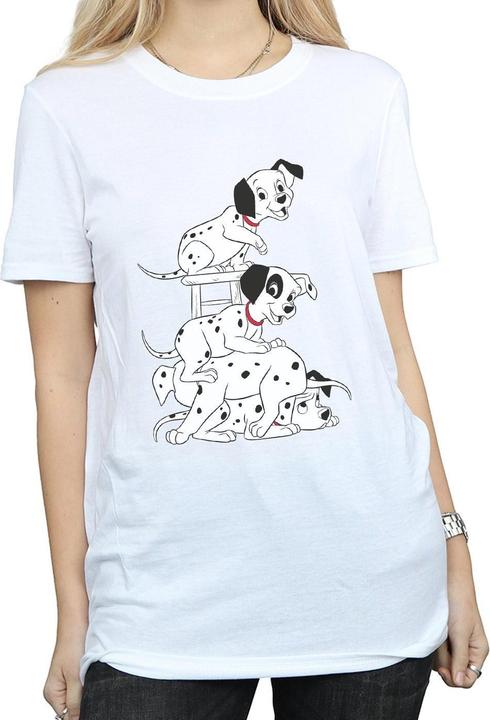 Actual product image 101 Dalmatians Womens/Ladies Chair Boyfriend T-Shirt (XXL)
