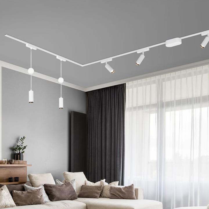 Actual product image Briloner Luxtrail 48V Schienensystem, Set, 3m, Weiss, 6xLED/5W