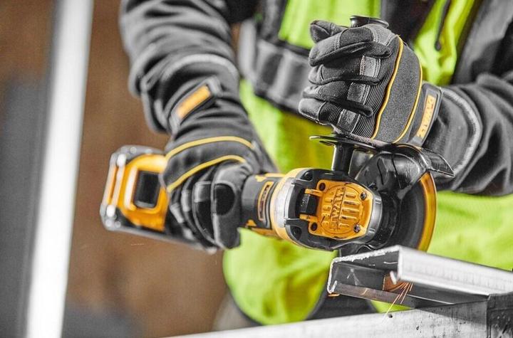 Image du produit DeWalt 125 mm 18V Li-Ion 1x6,0Ah XR FELXVOLT (DCG409VST1-QW) akumuliacinė šlifavimo staklė, TST (125 mm)