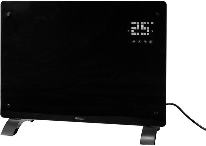 Furber Konvektor SAVI 1500 W, Schwarz, Detailfarbe: Schwarz