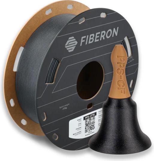 Actual product image Polymaker Fiberon™ PPS-CF10 (PP, 1.75 mm, 500 g, Black)