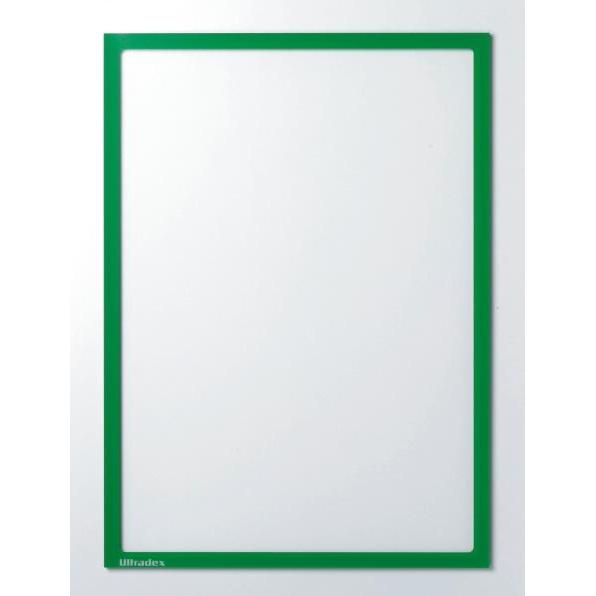 Ultradex, Informationsschild, Infotasche magnetisch für DIN A6 120x163mm VE=1 Stück gelbgrün