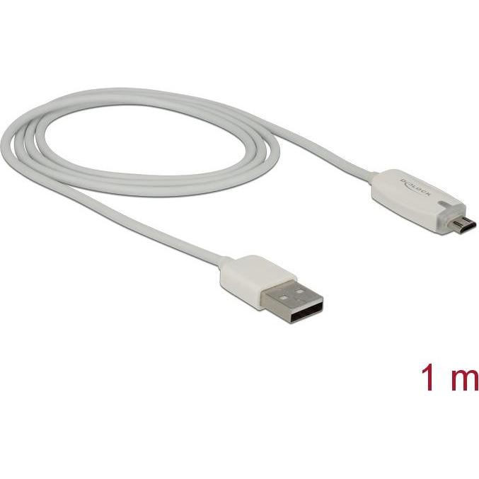 Delock USB-Kabel USB Typ A, 4-polig (M) (1 m, USB 2.0), USB Kabel