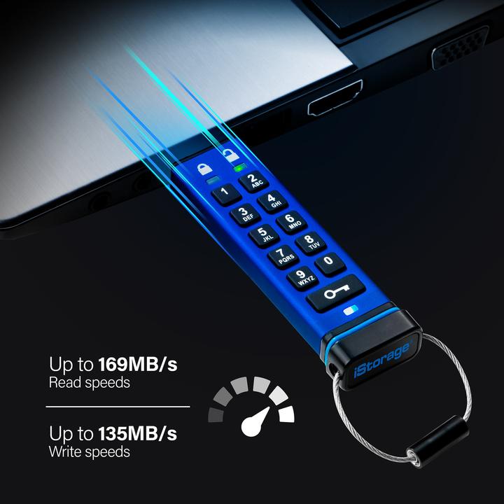 Productafbeelding iStorage Datashur Pro (64 GB, USB 3.0, USB-A)