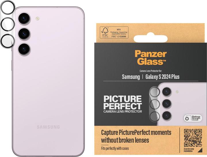 Produktbild PanzerGlass PicturePerfect Camera-Objektivabdeckung (1 Stk., Samsung Galaxy S24+)