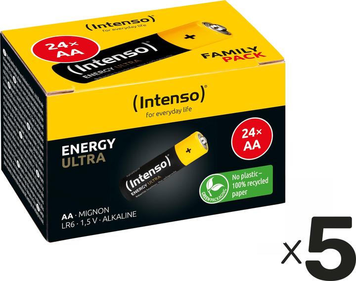 Produktbild Intenso Batterie-Set Energy Ultra, AA LR06, 120 Stück (120 Stk., AA)