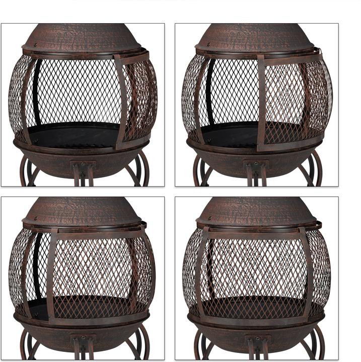 Produktbild Relaxdays Aztekenofen