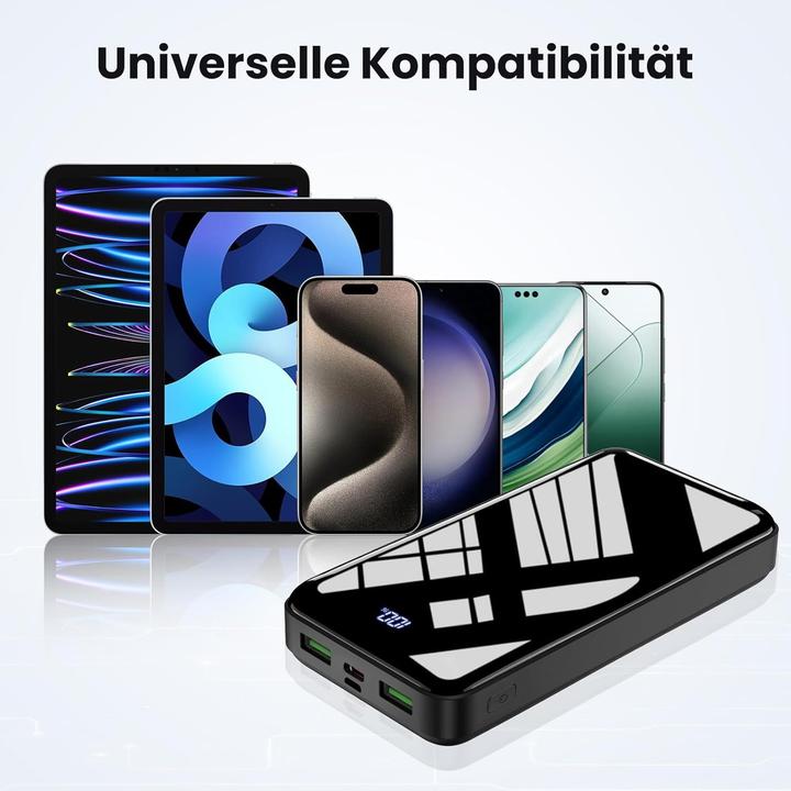 Immagine prodotto Bextoo Powerbank mit LED-Anzeige (27000 mAh, 22.50 W)