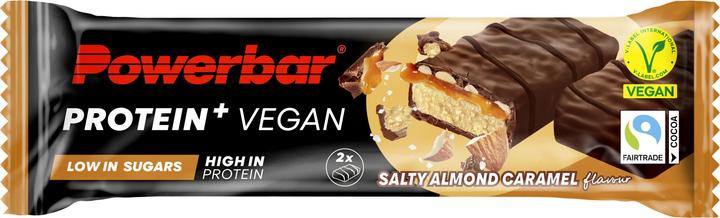 Actual product image Powerbar Protein Plus Low Sugar Vegan (Caramel, Salty almond, 12 pcs., 504 g)