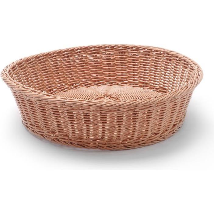 Hendi Brotkorb, rund,, Braun, ⌀400x(H)90mm, Brotaufbewahrung, Braun