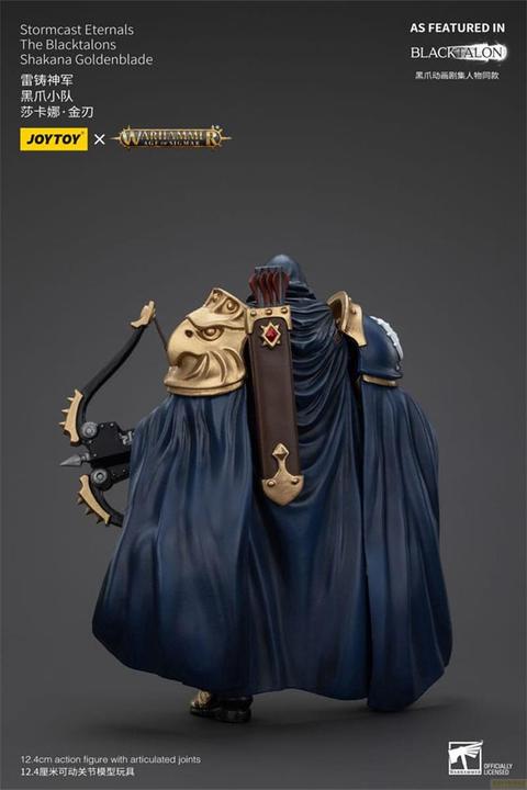 Produktbild Joy Toy Warhammer Age of Sigmar Actionfigur Stormcast Eternals The Blacktalons Shakana Goldenblade 20 cm