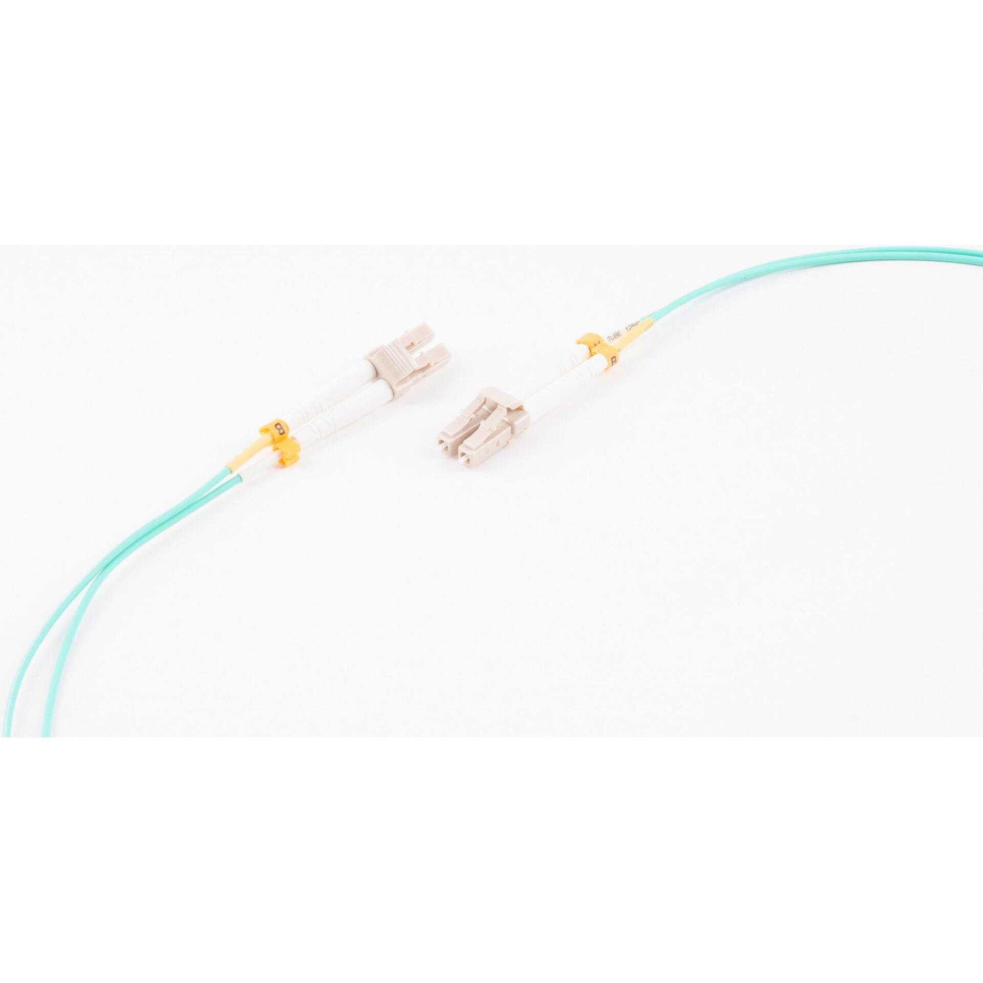 Thumbnail - Shiverpeaks -BASIC-S--Duplex Patchkabel LC/LC 50/125µ, OM3, aqua, 3,0m (3 m), Netzwerkkabel