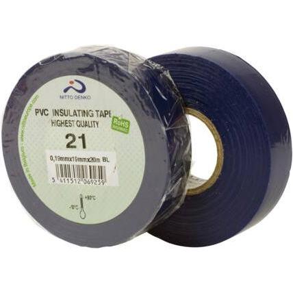 Nitto, Klebeband, Klebeband 21 Pvc 15Mmx10M Blå