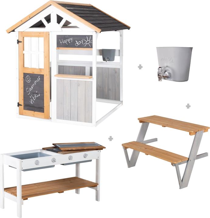 Produktbild Roba Spielhaus mit Tischset und BBQ-Küche