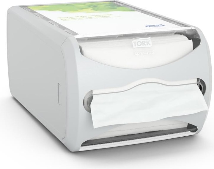 Actual product image Tork Dispenser Xpressnap grå/klar N4 IF serviet 1stk