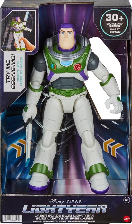 Productafbeelding Mattel Disney, Pixar Lightyear gelede robot Buzz Lightyear met laserblad