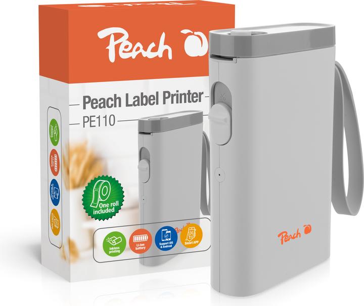 Image du produit Peach Imprimante d'étiquettes PE blanc (203 dpi)