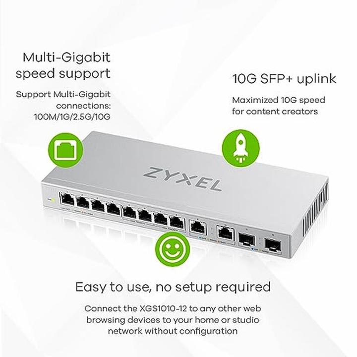 Immagine prodotto Zyxel XGS1010-12 (12 porte)