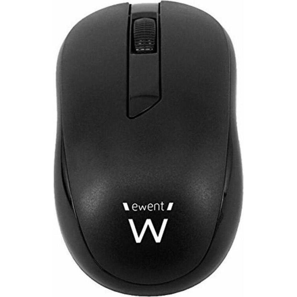 Ewent Raton Inalambrico Negro 1000 Dpi (Senza fili), Mouse, Nero