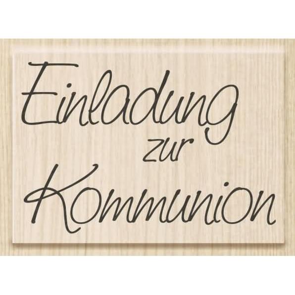 Stewo, Stempel, Tampon à motif - Einladung Zur Kommunion
