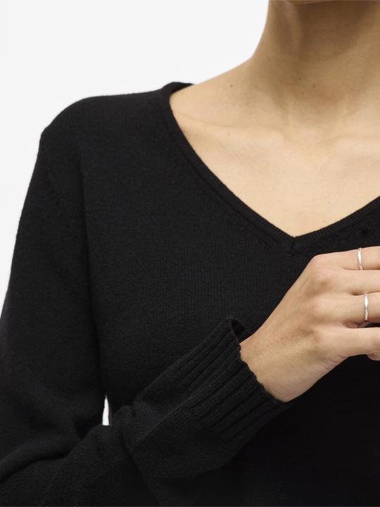 Image du produit Vila Pull en tricot à col en V (XS)