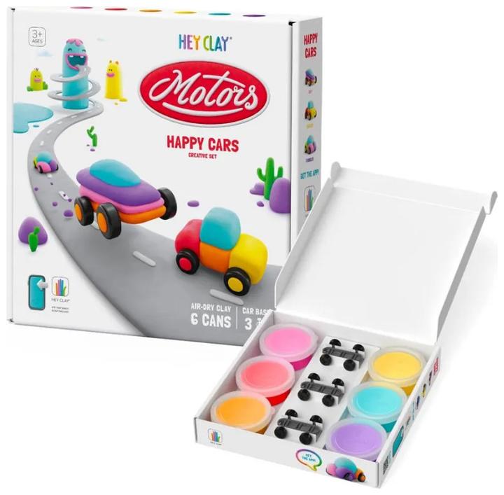 Produktbild TM Toys Hey Clay Happy Cars Set For 3+ Years 60902