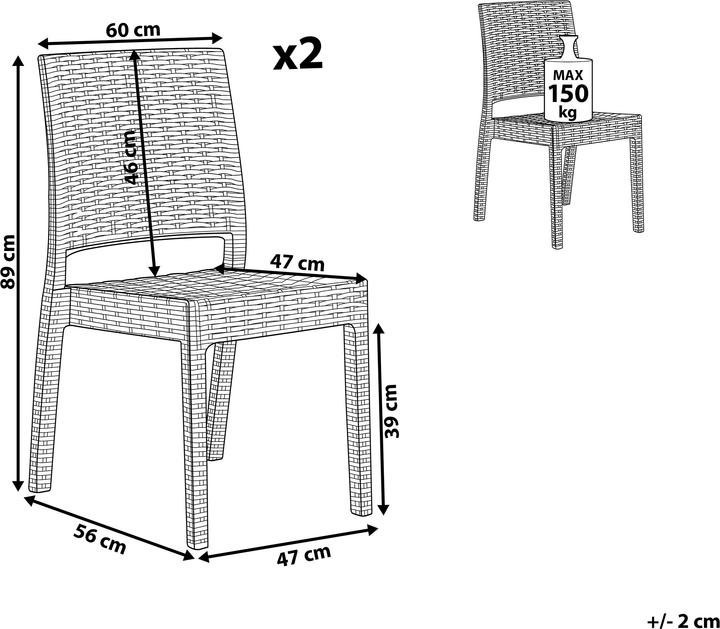 Actual product image Beliani Fossano