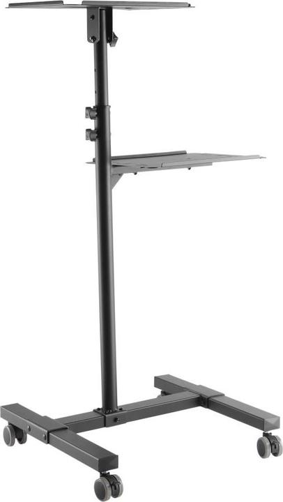 Image du produit Techly Uchwyt do projektorów Wózek Stolik Prezentacyjny do Projektora i Notebooka Mobilny