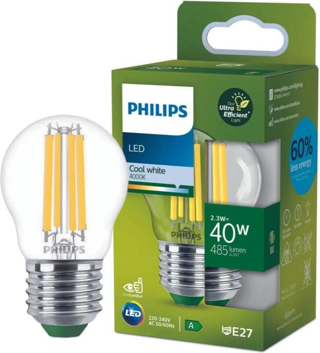Actual product image Philips LED Classic (E27, 2.30 W, 485 lm, 1 x, A)