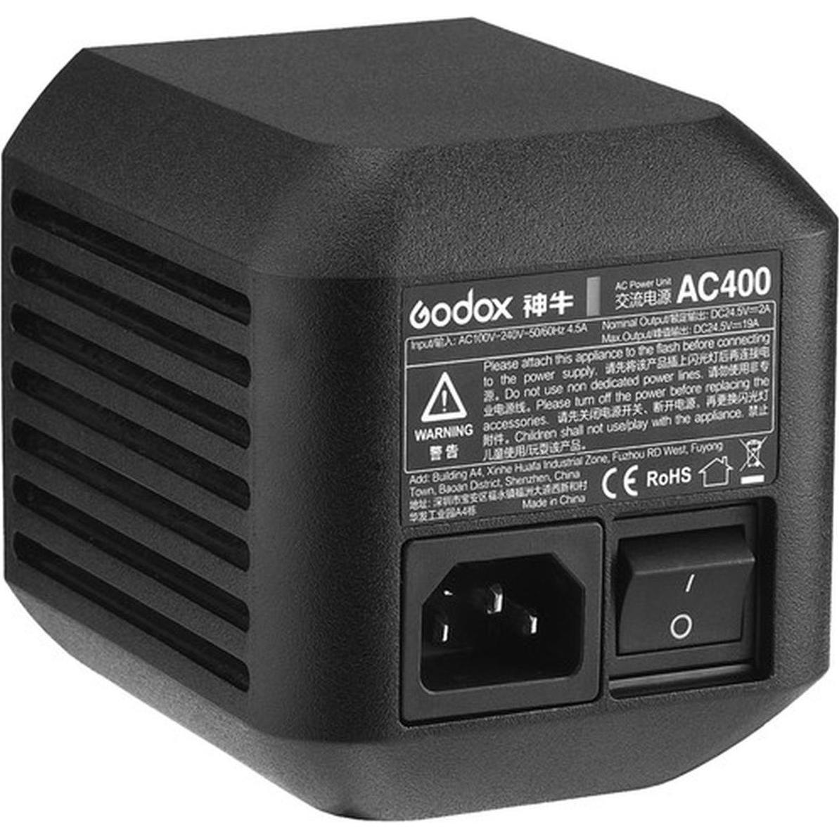 Godox Adattatore CA AD400Pro (Godox), Flash, Nero