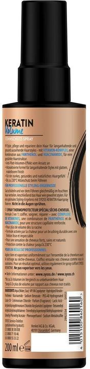 Image du produit Syoss Protection du sèche-cheveux Keratin Volume (200 ml)