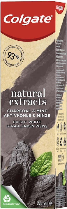 Immagine prodotto Colgate Dentifricio sbiancante al carbone attivo Natura L S Charcoal 75 Ml (75 ml)