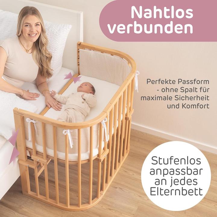 Actual product image Babybay Co-sleeper Maxi Comfort Plus - White lacquered