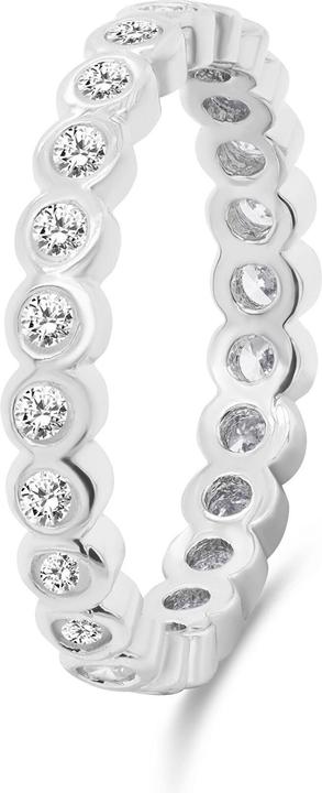 Produktbild Brilio Silver - Charming silver ring with zircons RI050W - Circuit: 50 mm (50, 925 Silber)