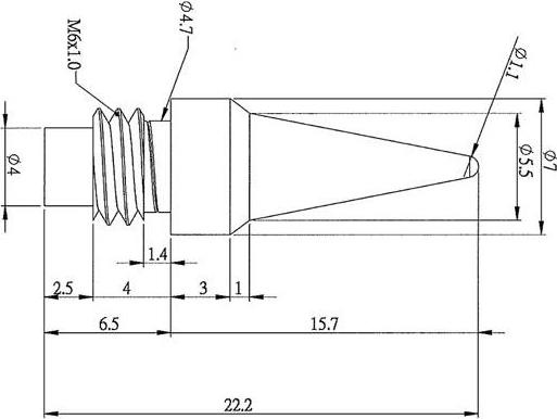 Actual product image Velleman Spare Bit For Gas Soldering Iron (Spare)