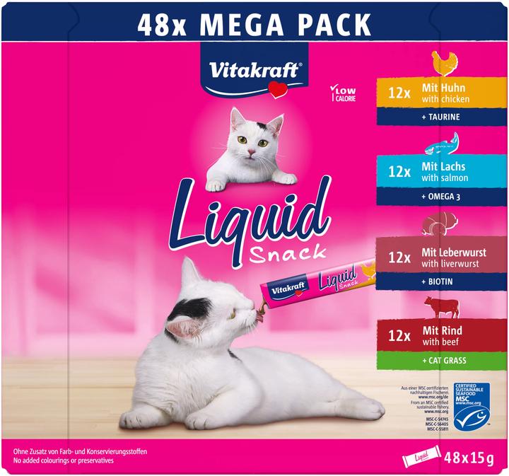 Image du produit Vitakraft Snack liquide (Adulte, 48 pcs, 720 g)