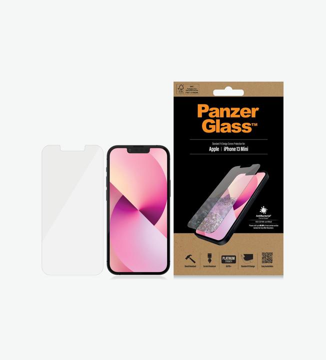 Actual product image PanzerGlass Standard Fit (1 Piece, Apple iPhone 13 mini)