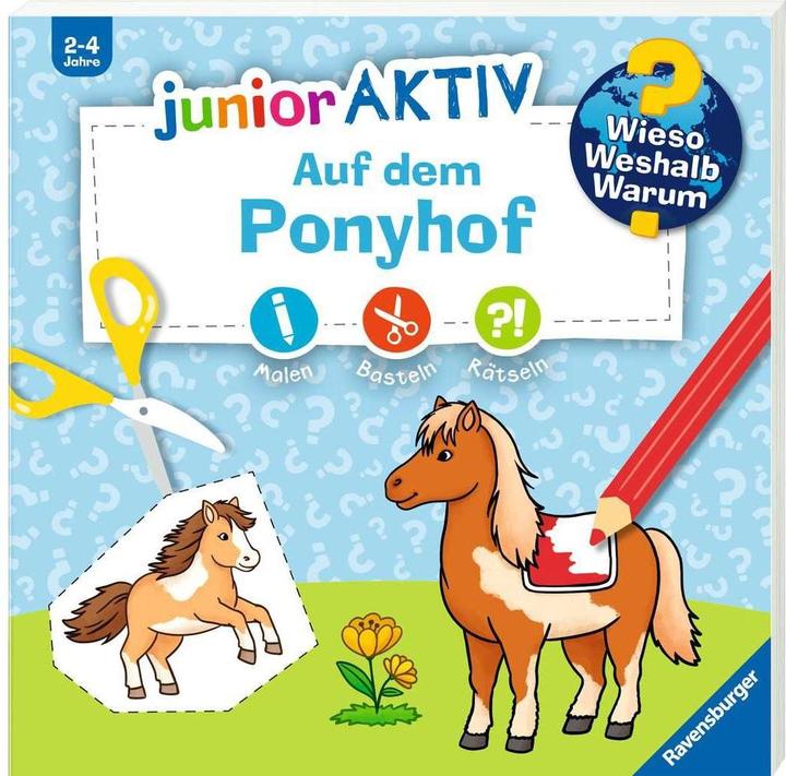 Immagine prodotto Ravensburger Wieso? Weshalb? Warum? junior AKTIV: Auf dem Ponyhof (Tedesco, Marie Zippel, 2024)