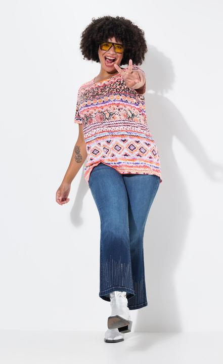 Actual product image Angel of Style Jeans with rhinestone hems and 5 pockets (48)