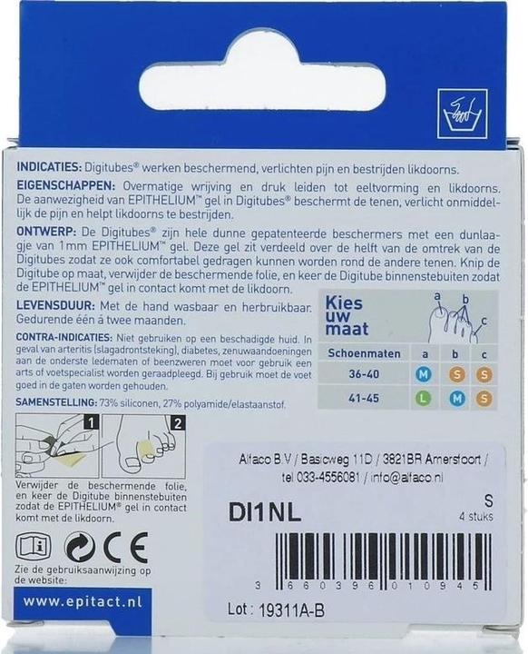 Actual product image Epitact Digitubes S 1 Pc (Toe separators)