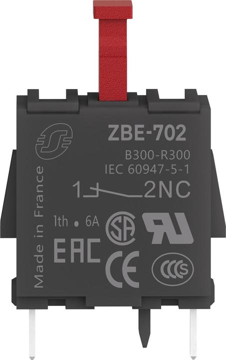 Immagine prodotto Schneider Electric Blocco di interruttori ausiliari, ZBE Ř 22, 1Ö ZBE702